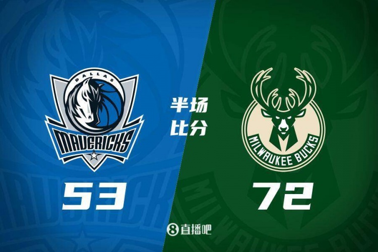 利拉德26分&三分6中5 字母哥20+8 雄鹿半場(chǎng)領(lǐng)先殘陣獨(dú)行俠19分！