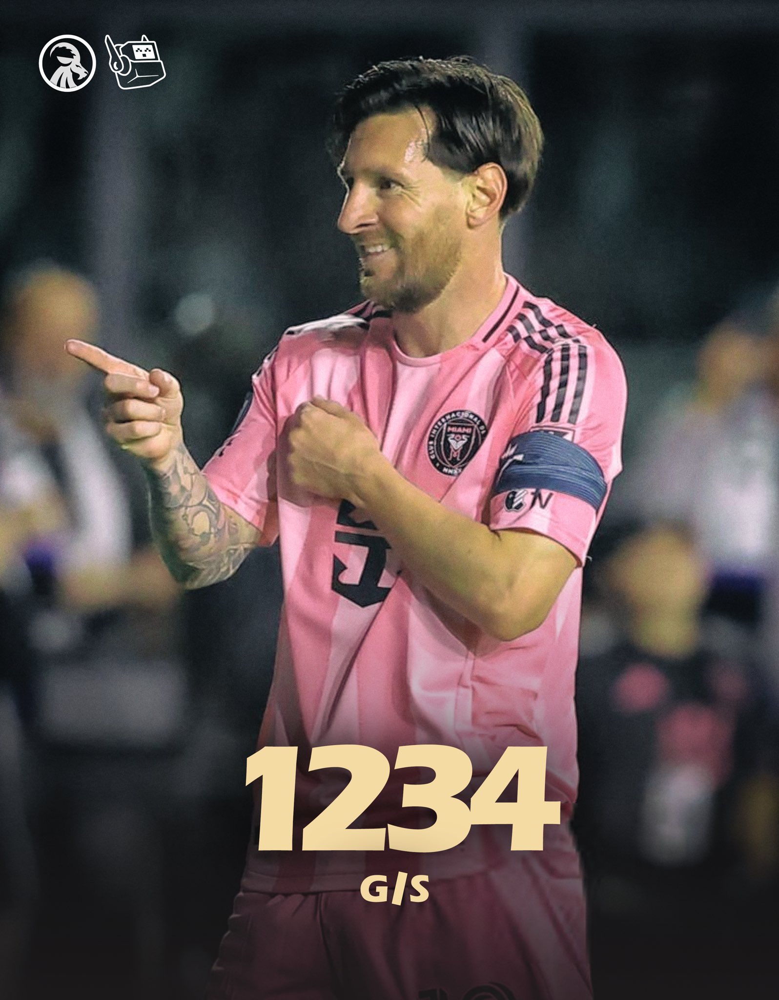 回歸即進球！37歲梅西生涯目前853球381助，參與進球數(shù)1234球！